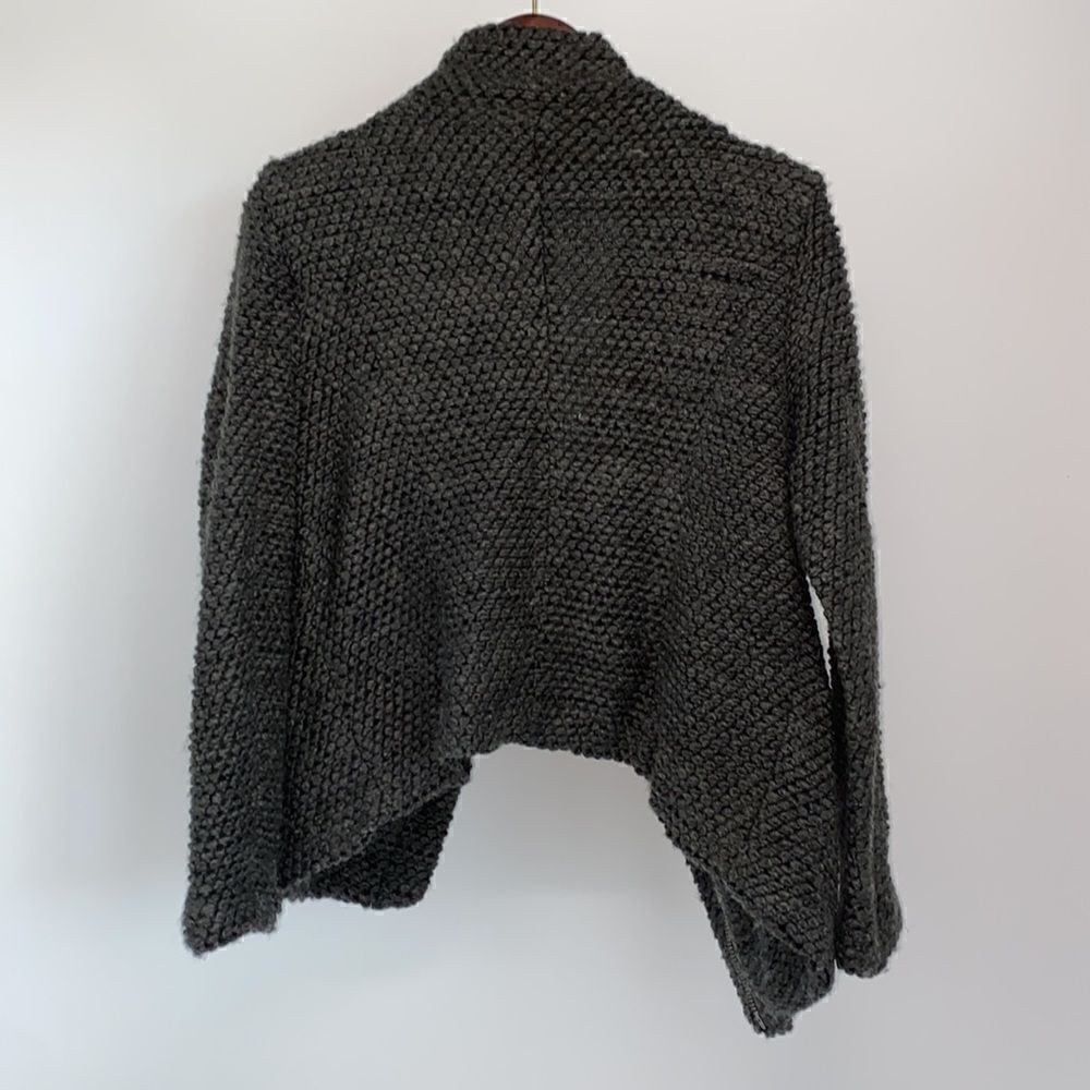 BlankNYC Jacket Knit Sweater Coat Gray Women’s size Small - Picture 3 of 9